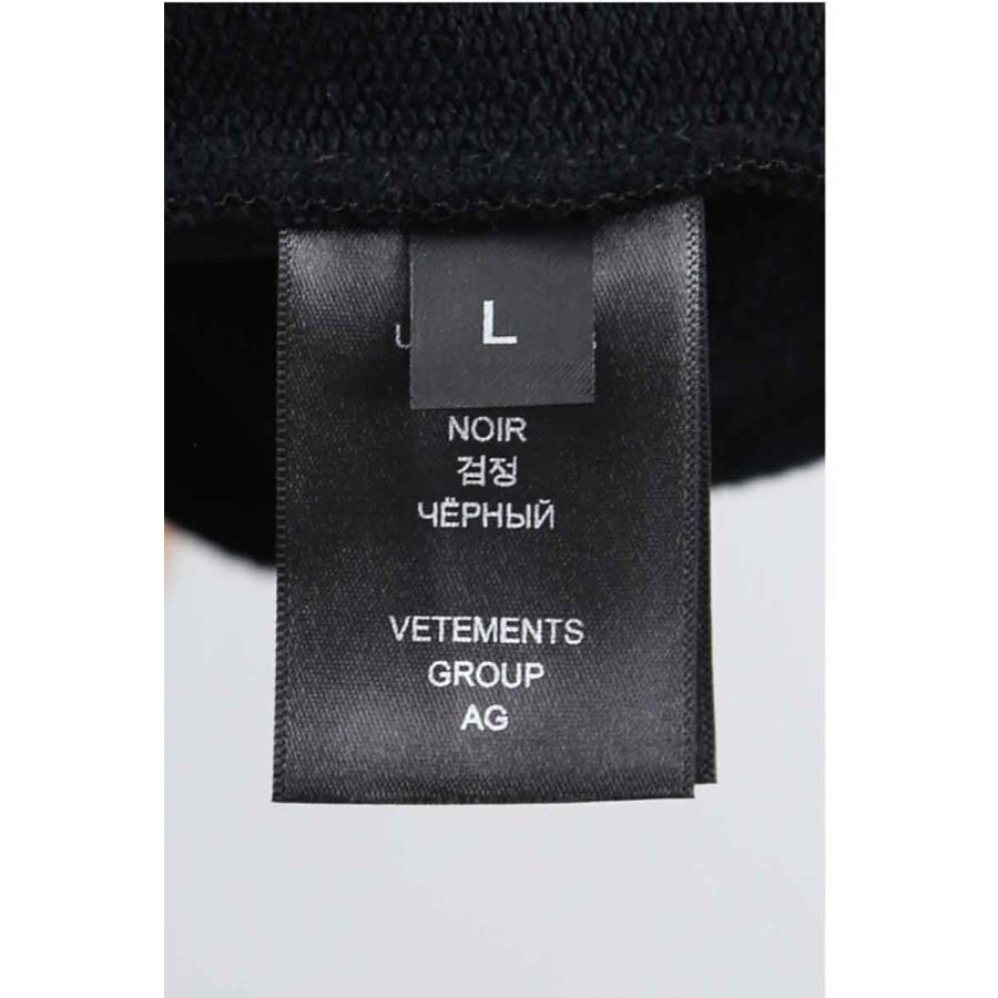 セール商品 70%OFF  VETEMENTS ヴェトモン MIXED LOGO HOODIE / ブラック トップス パーカー フーディ 長袖 返品交換不可 |  | 04