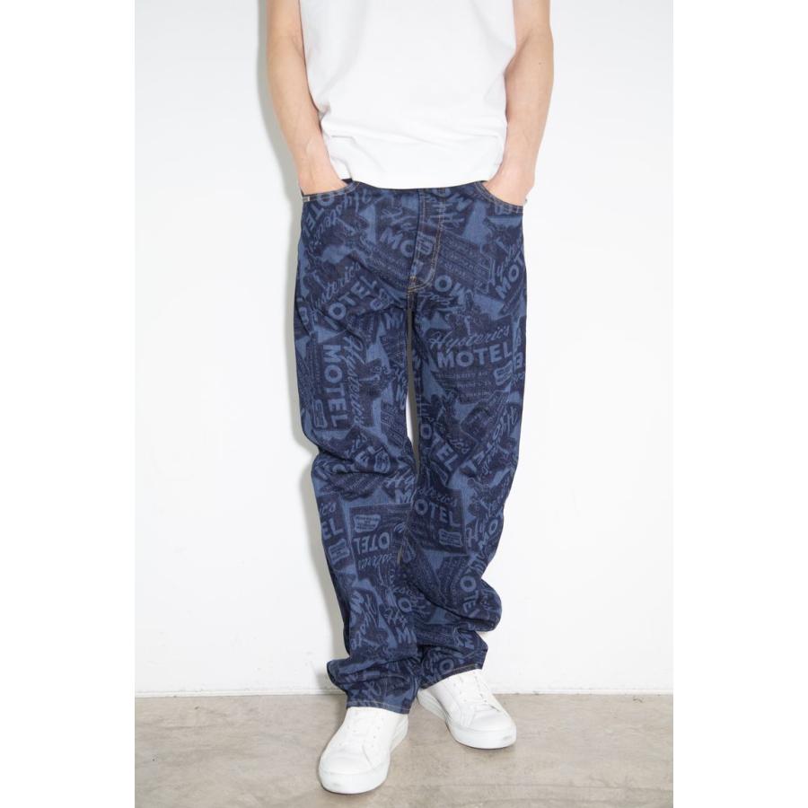送料無料 ボトムス HYSTERIC GLAMOUR ヒステリックグラマー MOTEL柄 