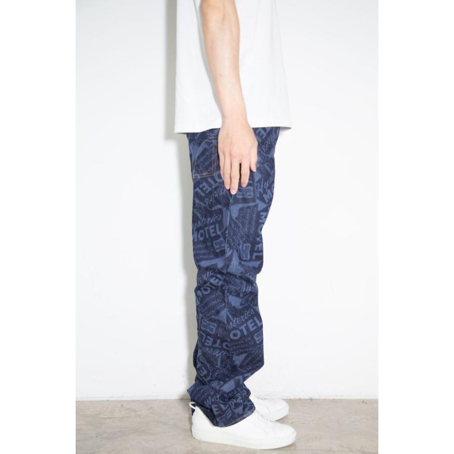送料無料 ボトムス HYSTERIC GLAMOUR ヒステリックグラマー MOTEL柄 