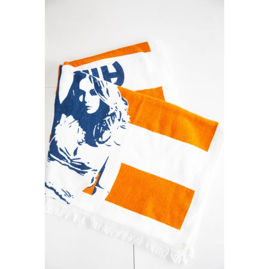 【K】HYSTERIC GLAMOUR ビーチタオル HYSTERIC GLAMOUR - FLAG WOMAN ビーチタオル | Tempt