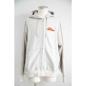 HEAVY HYSTERIC グレー ジップアップパーカー