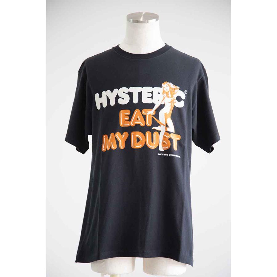 送料無料 トップス HYSTERIC GLAMOUR ヒステリックグラマー EAT MY DUST Tシャツ / ブラック 返品交換不可 |  | 02