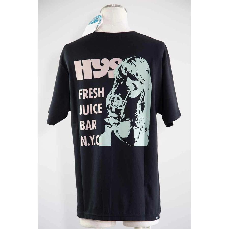 送料無料 トップス HYSTERIC GLAMOUR ヒステリックグラマー FRESH JUICE BAR Tシャツ / ブラック 返品交換不可 |  | 02