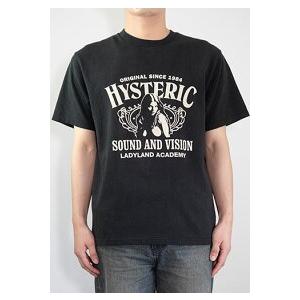 送料無料 トップス HYSTERIC GLAMOUR ヒステリックグラマー LADYLAND ACADEMY Tシャツ / ブラック 返品交換不可 |  | 02