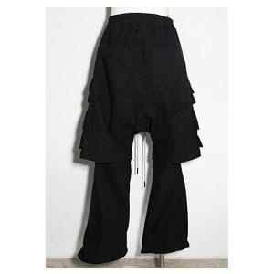 セール商品 30%OFF  送料無料 ボトムス A.F ARTEFACT エーエフ アーティファクト レイヤードブーツカットパンツ / LAYEDER BOOTS CUT / ブラック / ag-12009 |  | 04