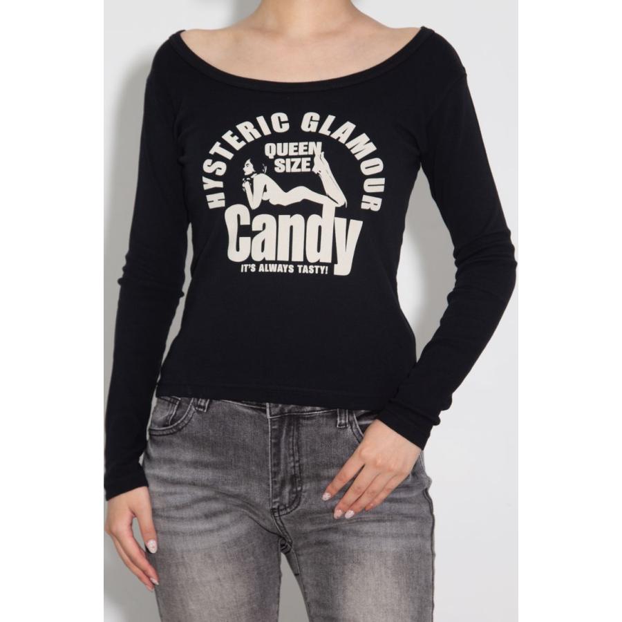 送料無料 トップス HYSTERIC GLAMOUR ヒステリックグラマー QUEEN SIZE