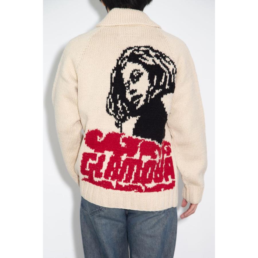 送料無料 トップス HYSTERIC GLAMOUR VIXEN GIRL編込 カウチン