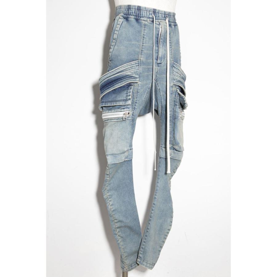 送料無料 ボトムス A.F ARTEFACT エーエフ アーティファクト サルエルカーゴスキニーデニム / Indigo Denim Cargo Sarouel Skinny / インディゴ / ag-6036-2 |  | 10