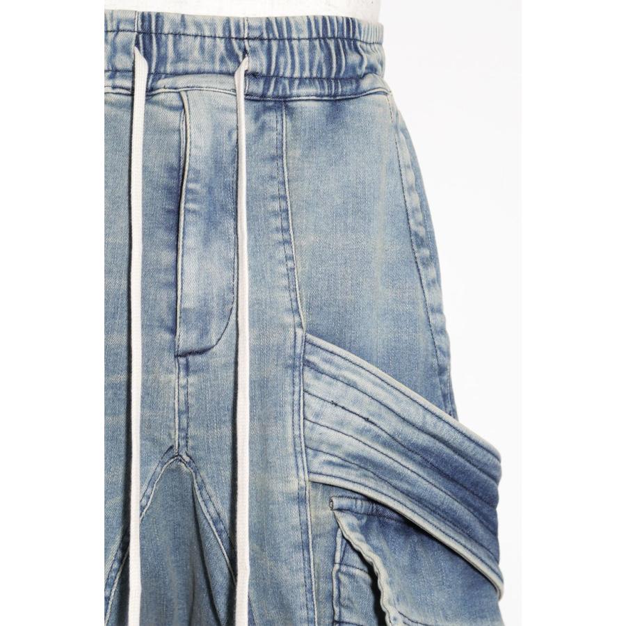 送料無料 ボトムス A.F ARTEFACT エーエフ アーティファクト サルエルカーゴスキニーデニム / Indigo Denim Cargo Sarouel Skinny / インディゴ / ag-6036-2 |  | 12