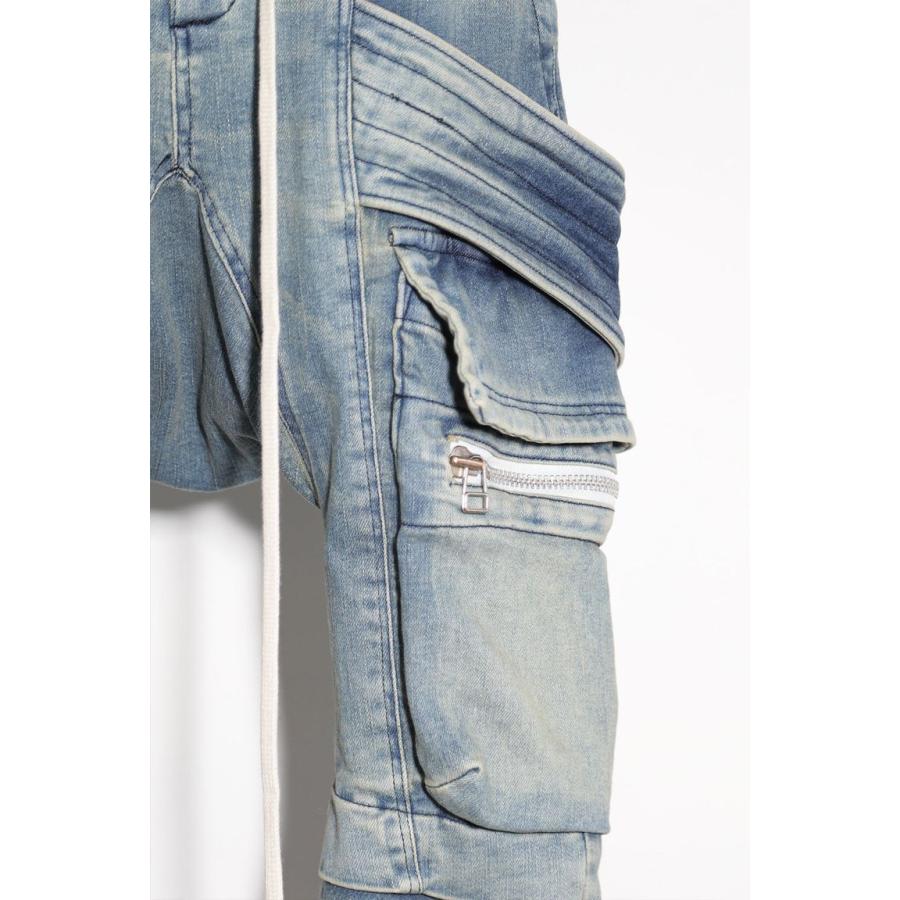 送料無料 ボトムス A.F ARTEFACT エーエフ アーティファクト サルエルカーゴスキニーデニム / Indigo Denim Cargo Sarouel Skinny / インディゴ / ag-6036-2 |  | 13