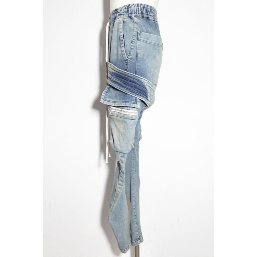 送料無料 ボトムス A.F ARTEFACT エーエフ アーティファクト サルエルカーゴスキニーデニム / Indigo Denim Cargo Sarouel Skinny / インディゴ / ag-6036-2 |  | 05