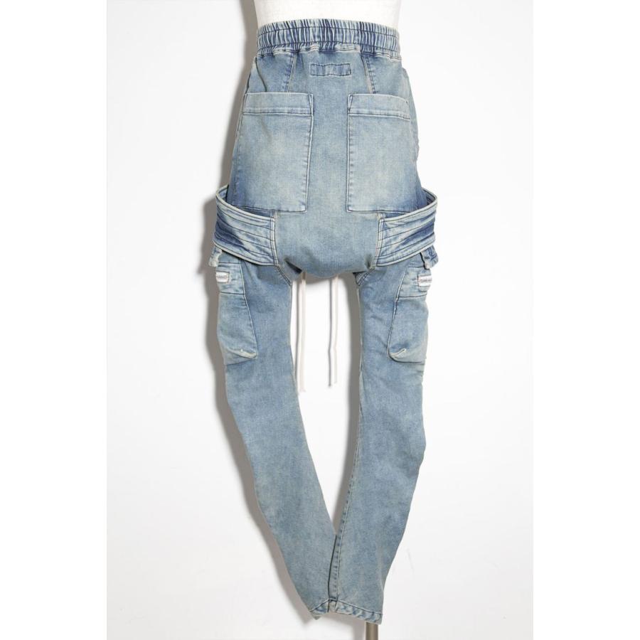 送料無料 ボトムス A.F ARTEFACT エーエフ アーティファクト サルエルカーゴスキニーデニム / Indigo Denim Cargo Sarouel Skinny / インディゴ / ag-6036-2 |  | 07