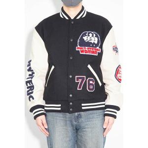 ヒステリックグラマー　フード　スタジャン　ジップ ヒスガール　ワッペン ヒステリックグラマー フード スタジャン ジップ ヒスガール ワッペン