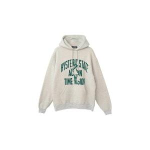HYSTERIC GLAMOUR グレー フリーパーカー 送料無料 トップス HYSTERIC GLAMOUR ヒステリックグラマー ACTION