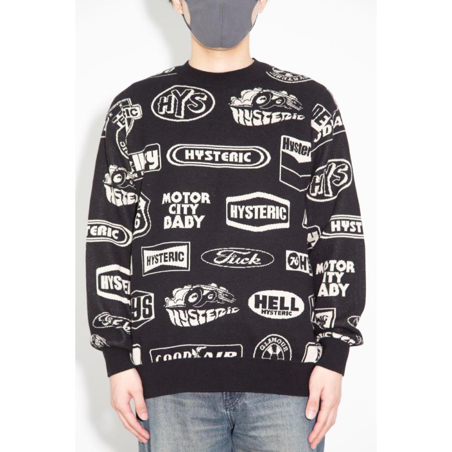 メンズ Hysteric Glamour Sweater Hell カウチン