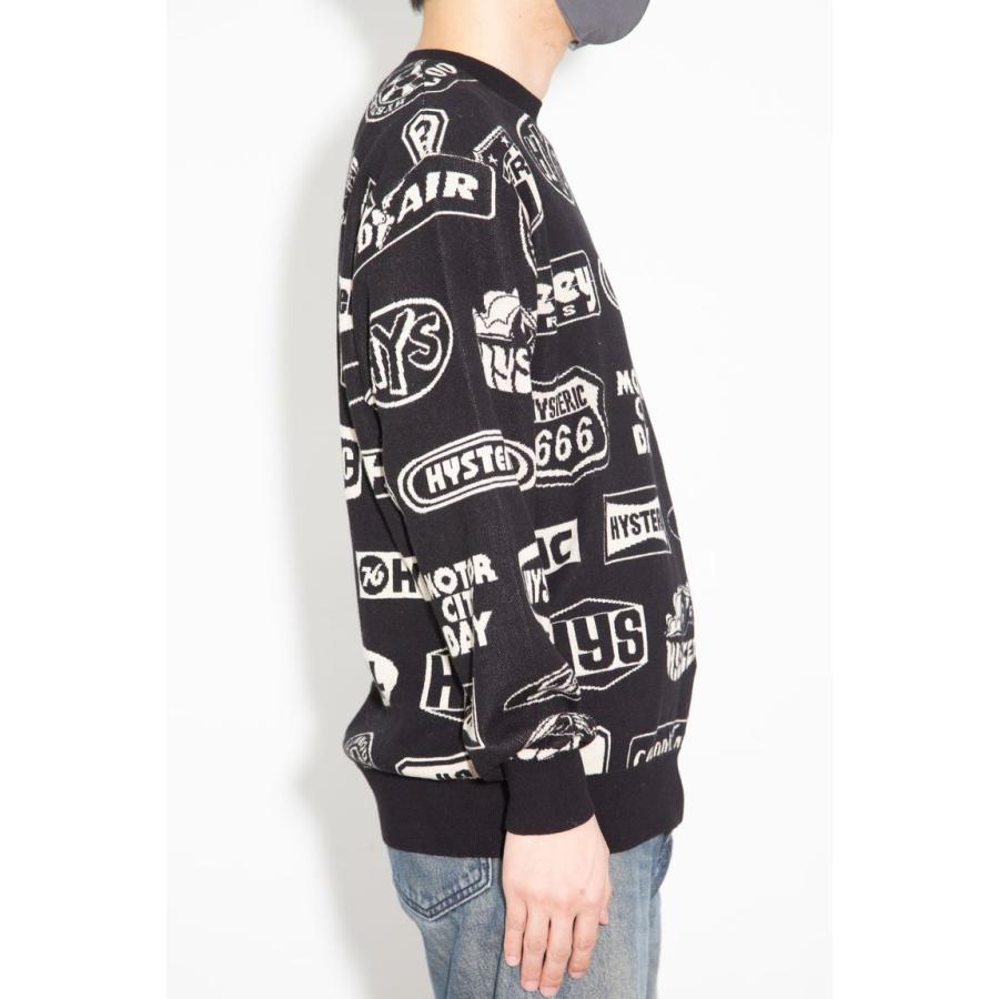 メンズ Hysteric Glamour Sweater Hell カウチン