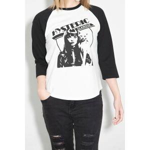 送料無料 トップス HYSTERIC GLAMOUR ヒステリックグラマー HYSTERIC WOMAN CAT 七分袖Tシャツ / ホワイト 返品交換不可 |  | 01