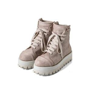 送料無料 シューズ A.F ARTEFACT エーエフ アーティファクト BOOTS / アッシュピンク×ホワイトの画像