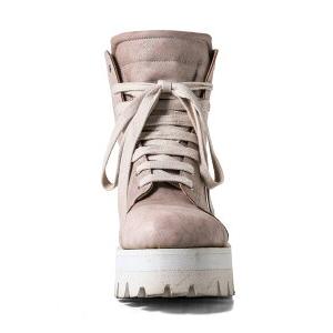 送料無料 シューズ A.F ARTEFACT エーエフ アーティファクト BOOTS / アッシュピンク×ホワイトの画像