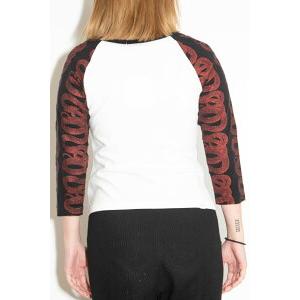 【正規店より即日発送、送料無料】 トップス HYSTERIC GLAMOUR ヒステリックグラマー COBRA 七分袖チビTシャツ / ホワイト 返品交換不可 |  | 04
