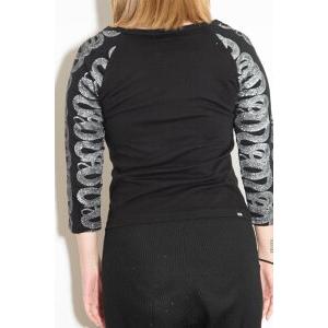【正規店より即日発送、送料無料】 トップス HYSTERIC GLAMOUR ヒステリックグラマー COBRA 七分袖チビTシャツ /ブラック 返品交換不可 |  | 04