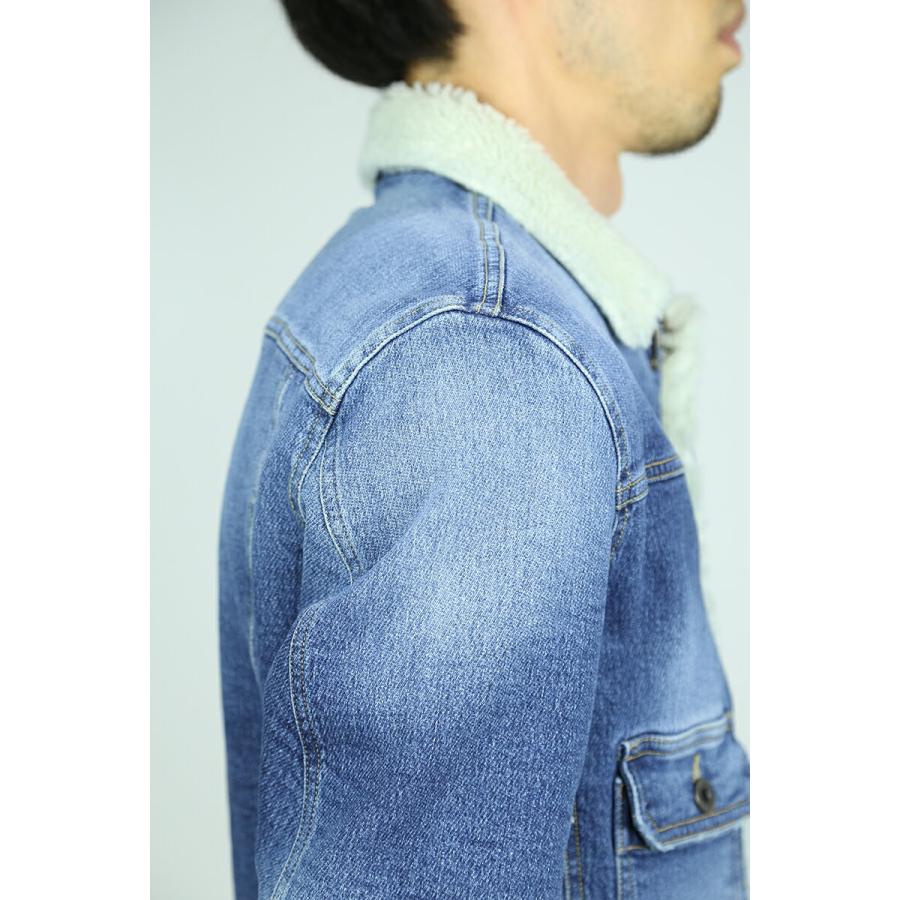 セール商品 30%OFF[wjk][ダブルジェイケイ]Italy boa denim blouson USED / ユーズドアウター ジャケット ブルゾン｜valuationshare｜12