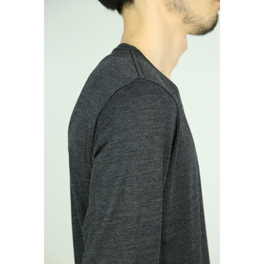 セール商品 30%OFF[wjk][ダブルジェイケイ]washable V-neck knit [charcoal]トップス Tシャツ カットソー 長袖 | wjk | 06