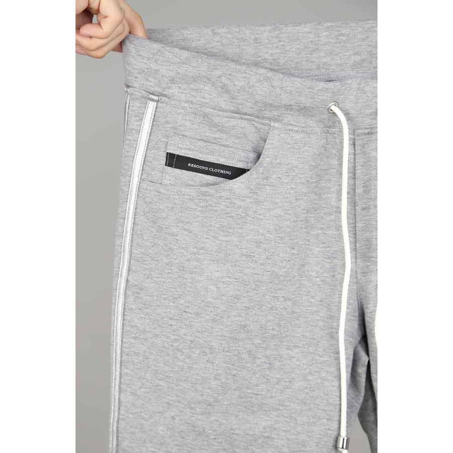 RESOUND CLOTHING リサウンドクロージング 人気定番商品 Blind LINE PT / シルバーレザーラインボトムス パンツ トラックパンツ ラインパンツ 返品交換不可 | RESOUND CLOTHING | 07