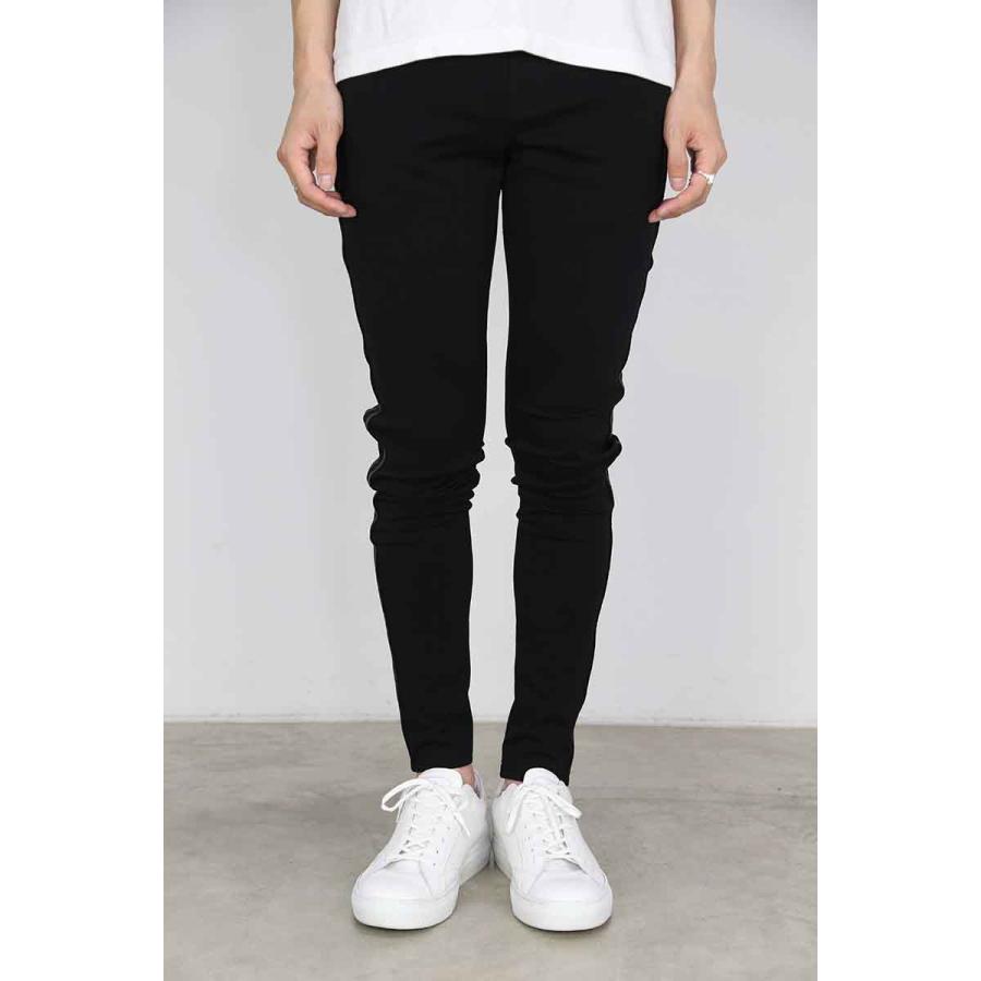 RESOUND CLOTHING リサウンドクロージング 人気定番商品 Blind LINE PT / ブラックレザーラインボトムス パンツ トラックパンツ ラインパンツ 返品交換不可 | RESOUND CLOTHING | 01
