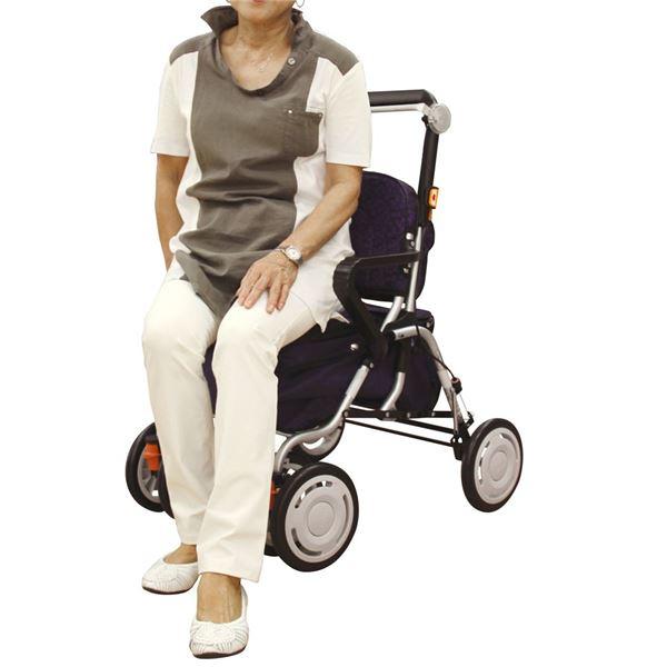 大容量シルバーカー/手押し車 〔スタンダードタイプ〕 幸和製作所 『レコルティ』 プラムパープル 〔介護用品 福祉用品〕 〔スタンダードタイプ〕 幸和製作所 『レコルティ』 プラムパープル 0cm 大容量シルバーカー/手押し車 〔介護用品 ST10 PP