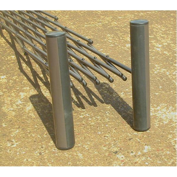 伸縮式 簡易フェンス(仕切り/柵/ゲート) 〔使用可能幅200cm〕 スチール 日本製 〔防犯 事故防止 園芸 ガーデニング用品〕 簡易フェンス 仕切り/柵/ゲート 〔使用可能幅200cm〕 スチール 日本製 〔防犯 事故防止 園芸 伸縮式 ガーデニング用品〕 設置 商品名