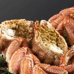 〔北海道産〕ボイル毛ガニ姿（約350g×2尾） 約350g×2尾 〔北海道産〕ボイル毛ガニ姿 KHB352