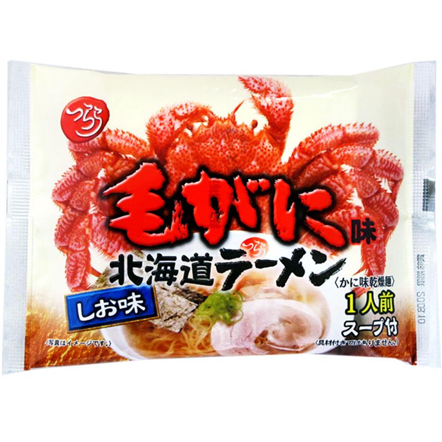 1000円ポッキリ 1000えん以下 送料無 北海道 毛ガニラーメン 毛蟹ラーメン 1食 塩 かに カニ 袋麺 ご当地ラーメン 乾麺 食品 お取り寄せ | ブランド登録なし | 01