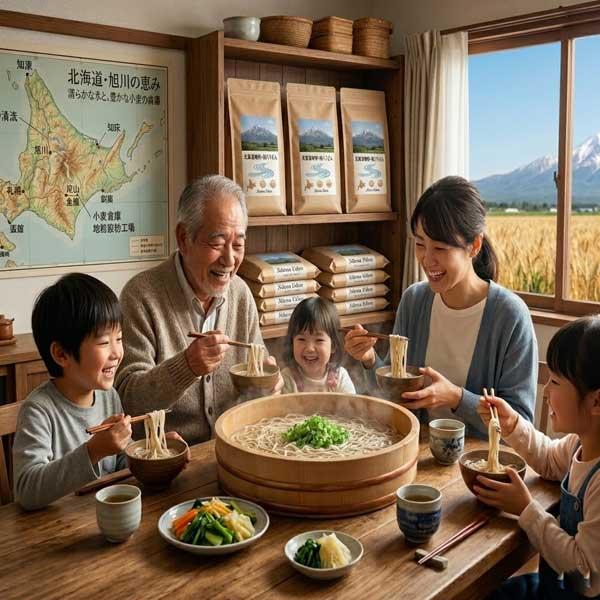 600円ポッキリ 600えん以下 送料無 食品 うどん 乾麺 200g×1袋 北海道地粉 袋麺 国産小麦 藤原製麺 | 藤原製麺 | 20