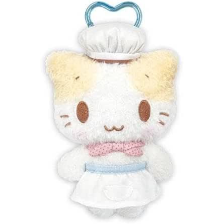 高級感 マシュマロみたいなふわふわにゃんこ カラビナ付きマスコット