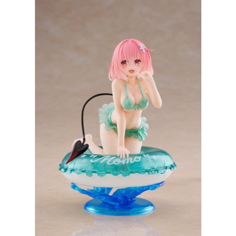 Aqua Float Girls フィギュア 2体セット モモのポップ付き 買取】モモ To LOVEる-とらぶる-ダークネス Aqua Float Girls