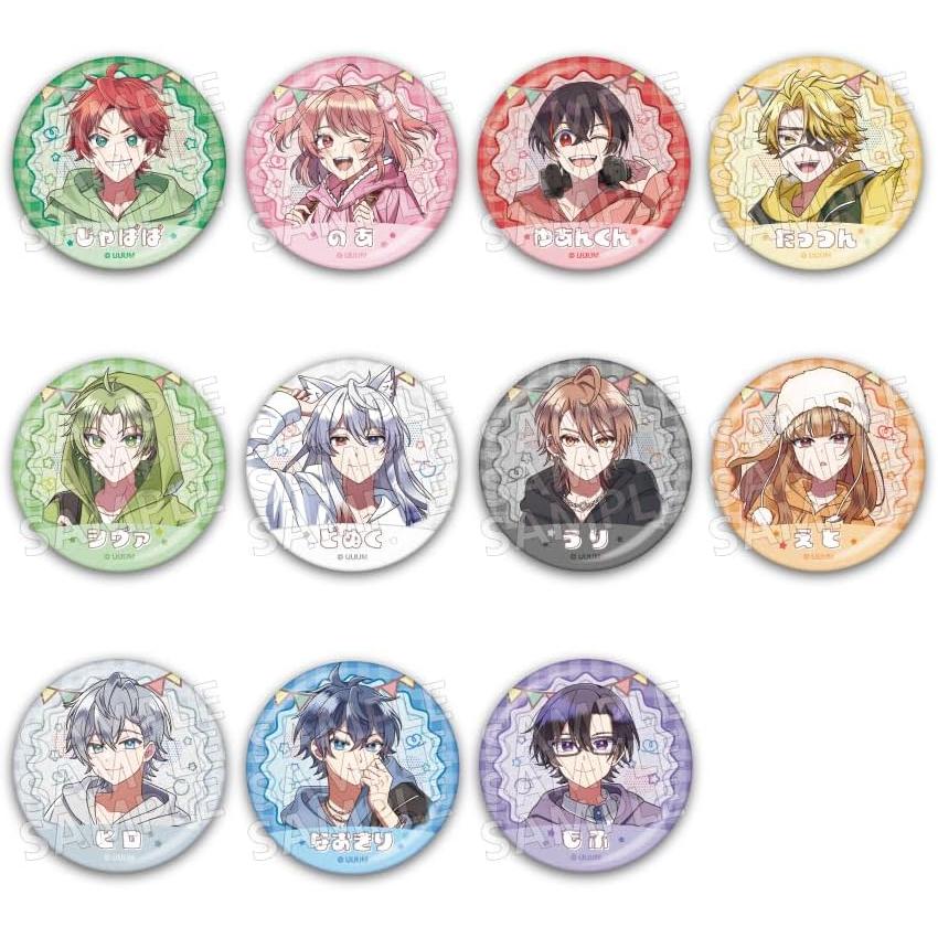 予約 カラフルピーチ ラメキラカンバッジコレクション からぴち