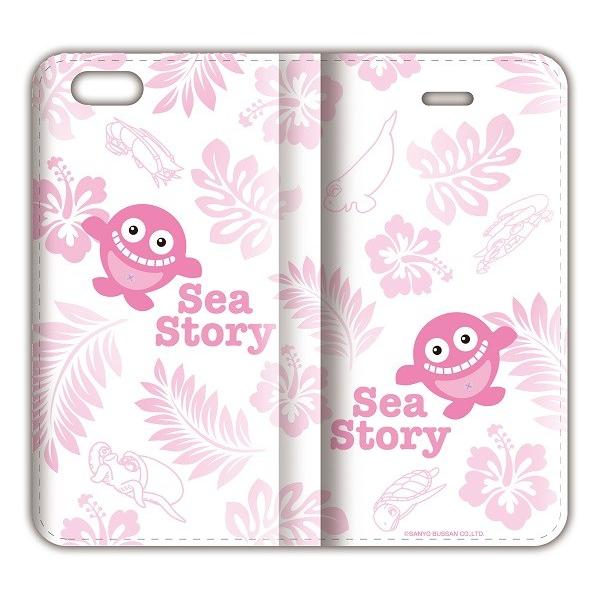 海物語 手帳型iPhone6カバー クジラッキー : バリュークラブヤフー 