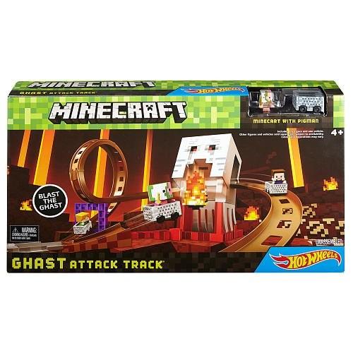今月限定 特別大特価 Hot Wheels Minecraft Ghast Attack Track Play Set ホットウィールマインクラフト Ghast攻撃トラックセッ 即納 最大半額 Studiostodulky Cz