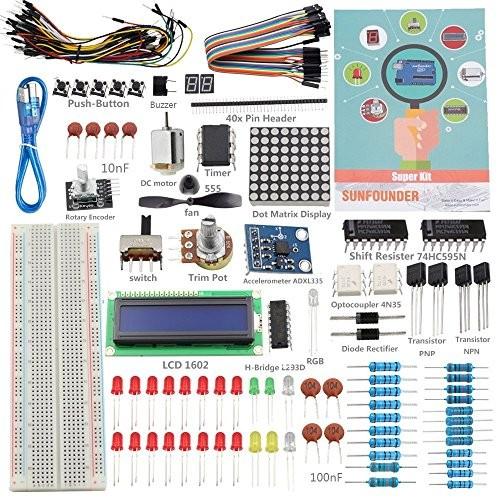 Sunfounder Project Super Starter Kit プロジェクトスーパースターターキット Arduino UNO R3 Mega2560 Me｜value-select
