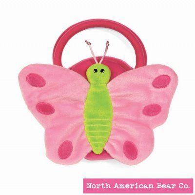 North American Bear ノースアメリカンベア Company Goody Bag Butterfly Pink ぬいぐるみ｜value-select