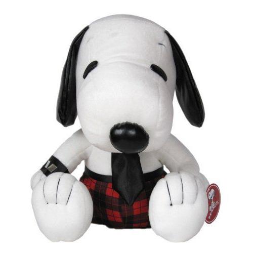 人気ショップが最安値挑戦 13in Plaid Punk Rock Snoopy Plush Peanuts Stuffed Characters ぬいぐるみ 楽天カード分割 Regionmarket Store