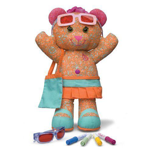 Secret Stylin' Doodle Bear with Secret Reveal Glasses and Markers