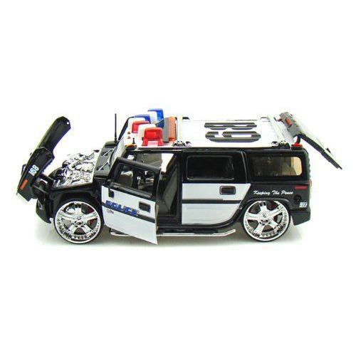 US ダイキャストカー Hummer H2 ハマー DUB ポリス パトカー 1