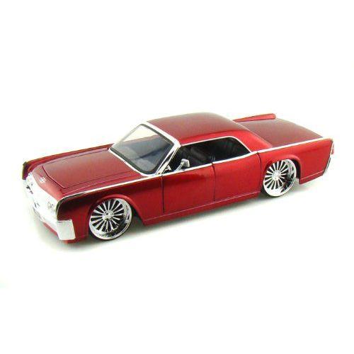 Jada ミニカー　ダイキャストカー リンカーンコンチネンタル1963 1/24 ダイキャストカー 1963 リンカーン コンチネンタル ブラック 1