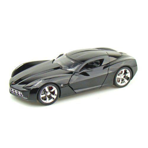 ダイキャストカー 2009 シボレー コルベット Stingray Concept ブラック 1/18