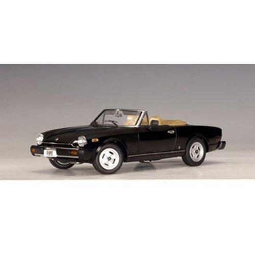 ダイキャストカー フィアット 124 スパイダー ブラック 1/18
