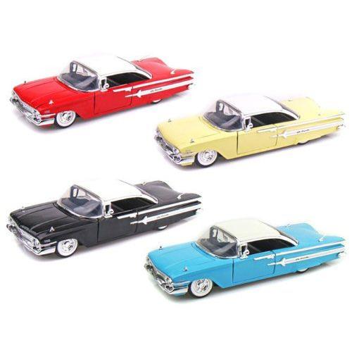 ダイキャストカー 1960 シェビー インパラ Showroom Floor 4台セット 1/24