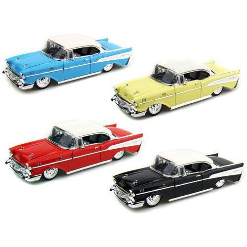 ダイキャストカー 1957 シェビー ベルエアー Chevy Bel Air 4台セット 1/24