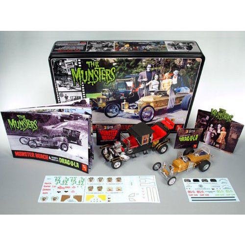 ダイキャストカー Munster Koach&Drag-U-La コレクターズ缶 1/25